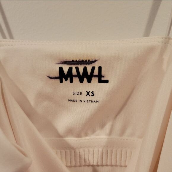 NWT Madewell Flex Sweetheart Crop Tank Top - Picture 6 of 8